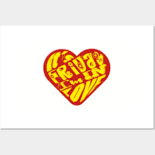 It's Friday - I'm in Love! red/yella Posters and Art